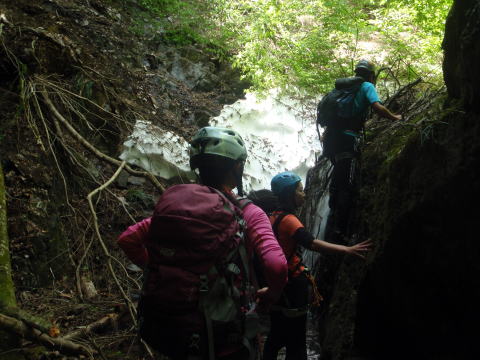 2014.5.17　軍刀利沢（沢登り）
