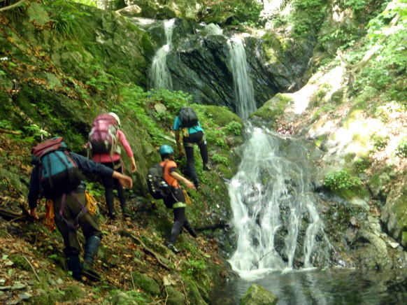 2014.5.17　軍刀利沢（沢登り）
