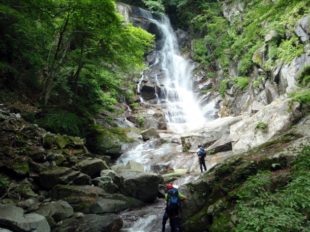 2014.6.21　モロクボ沢（沢登り）