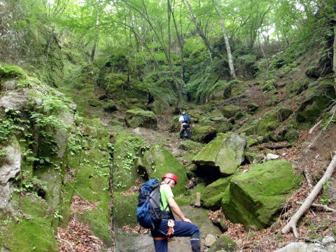 2014.6.21　モロクボ沢（沢登り）