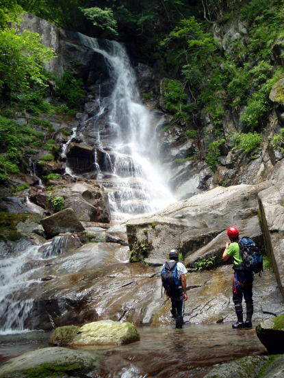 2014.6.21　モロクボ沢（沢登り）