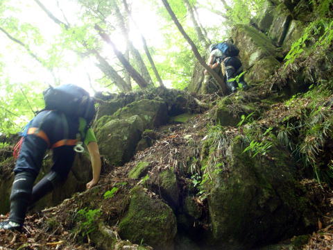 2014.6.21　モロクボ沢（沢登り）
