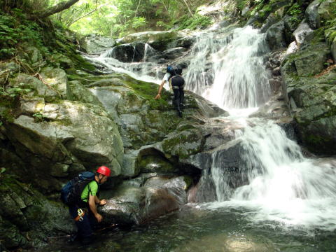 2014.6.21　モロクボ沢（沢登り）