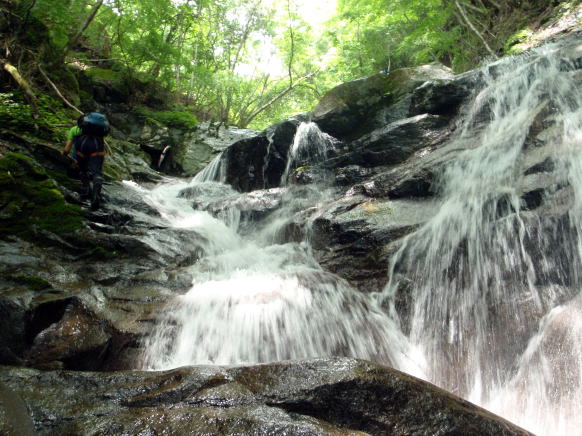 2014.6.21　モロクボ沢（沢登り）