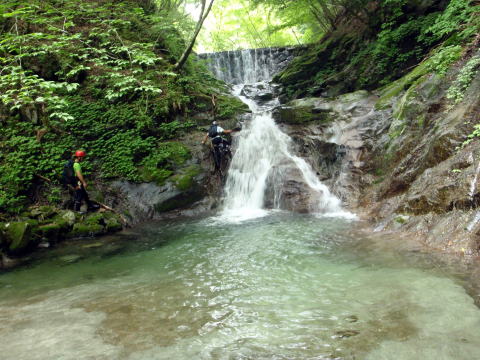 2014.6.21　モロクボ沢（沢登り）