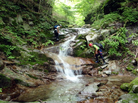 2014.6.21　モロクボ沢（沢登り）