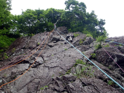 2014.7.6　丹沢 懸垂岩+新茅ノ沢（沢登り・岩トレ）