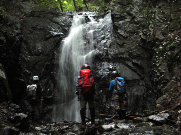 2014.7.6　丹沢 懸垂岩+新茅ノ沢（沢登り・岩トレ）