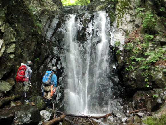 2014.7.6　丹沢 懸垂岩+新茅ノ沢（沢登り・岩トレ）