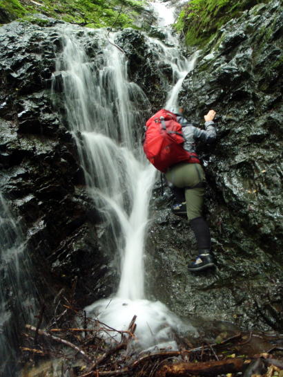 2014.7.6　丹沢 懸垂岩+新茅ノ沢（沢登り・岩トレ）