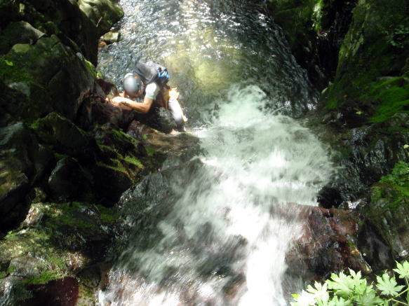 2014.7.12　逆川（沢登り）