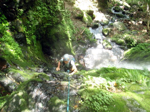 2014.7.12　逆川（沢登り）