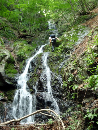 2014.7.12　逆川（沢登り）