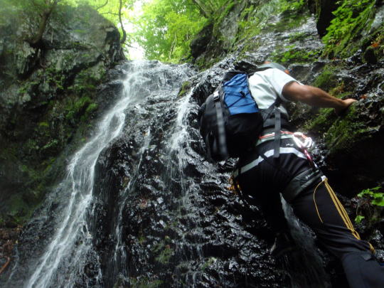 2014.7.12　逆川（沢登り）