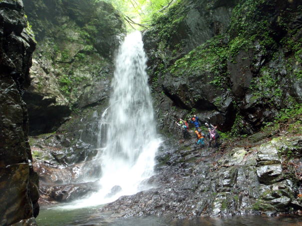 2014.7.20-21　大常木谷（沢登り）