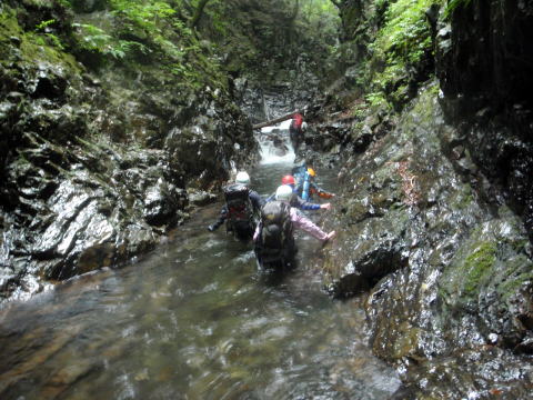 2014.7.20-21　大常木谷（沢登り）