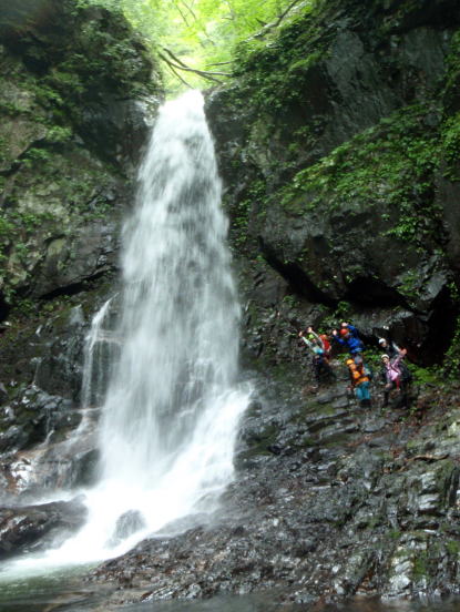 2014.7.20-21　大常木谷（沢登り）