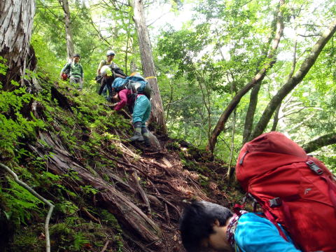 2014.7.20-21　大常木谷（沢登り）