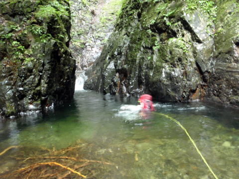 2014.7.20-21　大常木谷（沢登り）