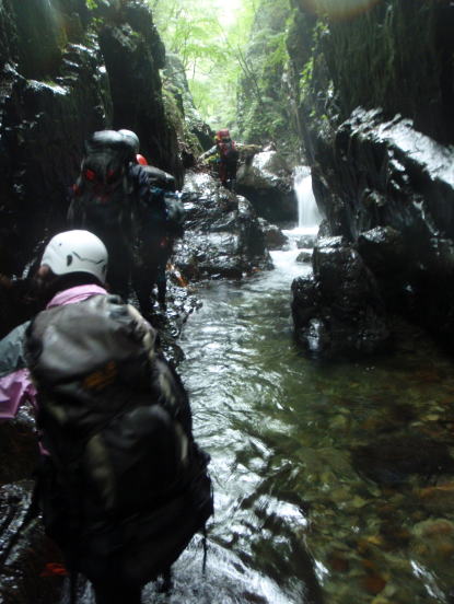 2014.7.20-21　大常木谷（沢登り）