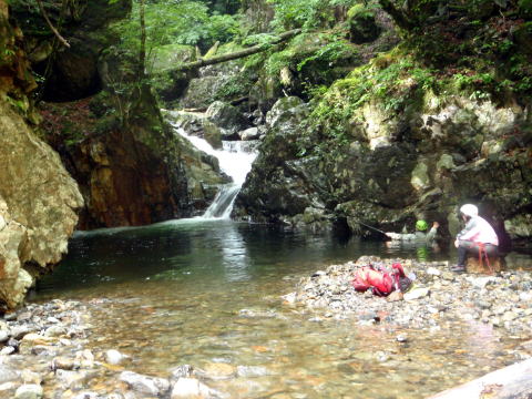 2014.7.20-21　大常木谷（沢登り）