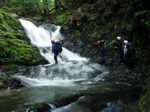 2014.7.20-21　大常木谷（沢登り）