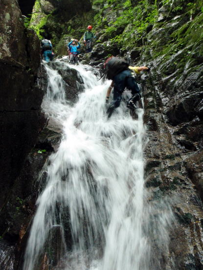 2014.7.20-21　大常木谷（沢登り）
