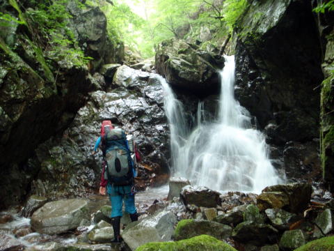 2014.7.20-21　大常木谷（沢登り）