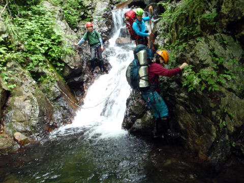 2014.7.20-21　大常木谷（沢登り）