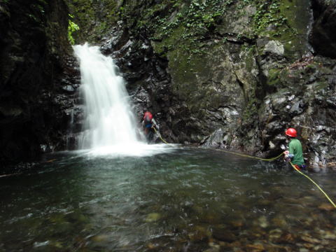 2014.7.20-21　大常木谷（沢登り）