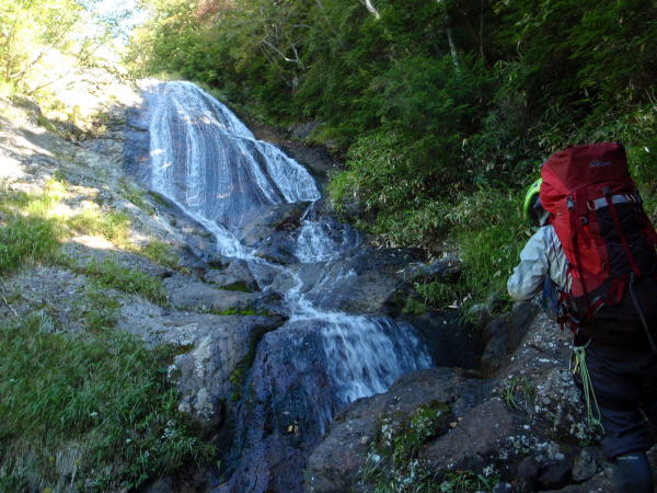 2014.9.20-21　柳沢川右俣（沢登り）