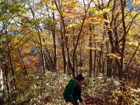 2014.10.18-19　茅刈り手伝い＆湯ノ倉山～大嵐山（尾根歩き・イベント）