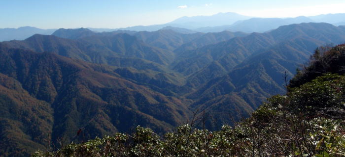 2014.10.18-19　茅刈り手伝い＆湯ノ倉山～大嵐山（尾根歩き・イベント）