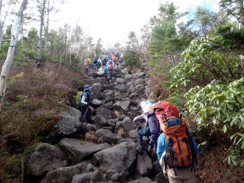 2014.10.25-26　蓼科山（尾根歩き）