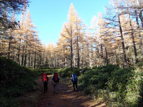 2014.10.25-26　蓼科山（尾根歩き）