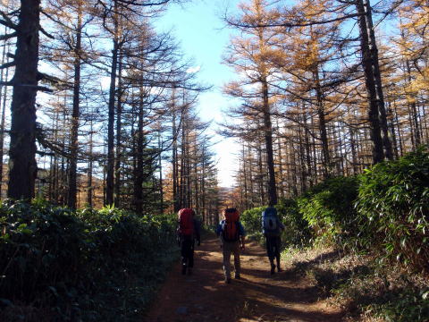 2014.10.25-26　蓼科山（尾根歩き）