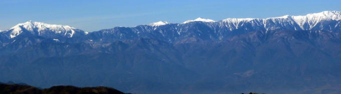 2014.12.28　釈迦ヶ岳・日尻山北尾根（尾根歩き）