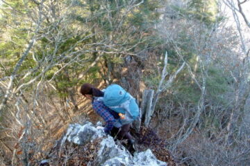 2014.12.28　釈迦ヶ岳・日尻山北尾根（尾根歩き）