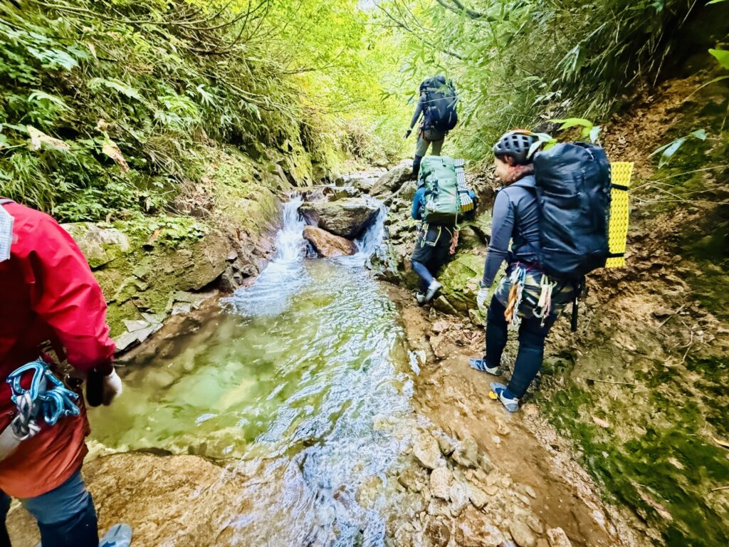 2025.9.27-28 湯檜曽川本谷(沢登り)