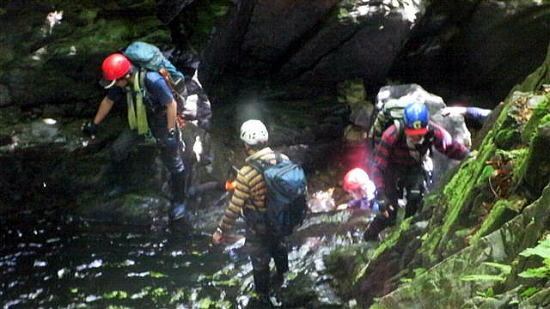2011.7.10 軍刀利沢(沢登り)