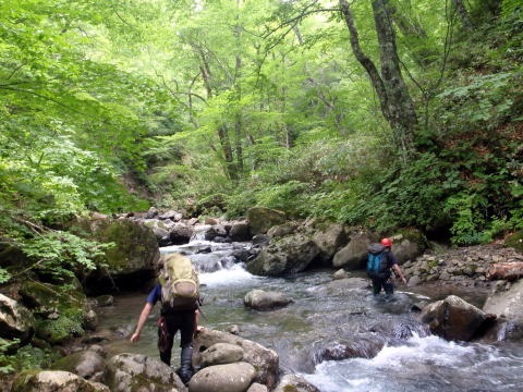 2011.8.6-7 阿武隈川本谷(沢登り)