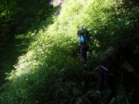 2011.8.6-7 阿武隈川本谷(沢登り)