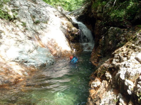 2011.8.13 大鷲倉沢(沢登り)