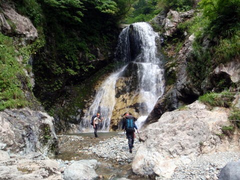 2011.8.13 大鷲倉沢(沢登り)