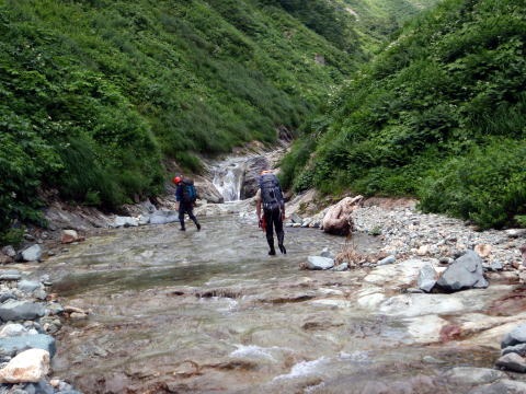 2011.8.13 大鷲倉沢(沢登り)