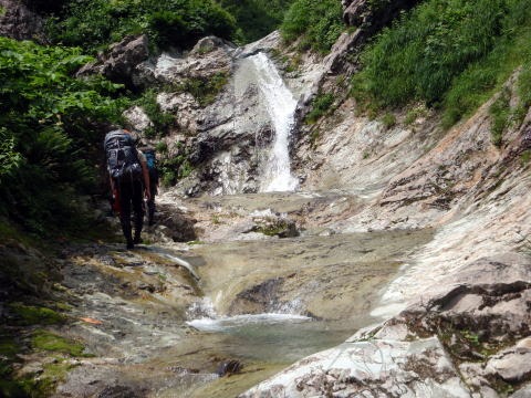 2011.8.13 大鷲倉沢(沢登り)