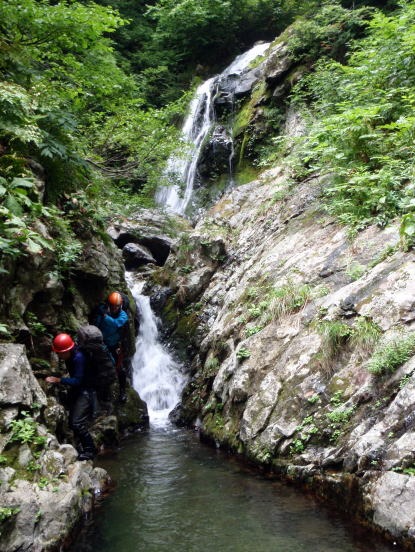 2011.8.13 大鷲倉沢(沢登り)