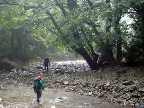 2011.8.13 大鷲倉沢(沢登り)