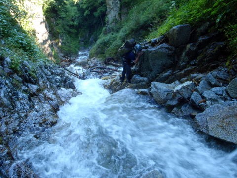 2011.8.27-28 正沢川本谷(沢登り)