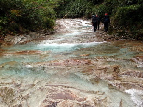大蛇尾川西俣 東俣(沢登り)